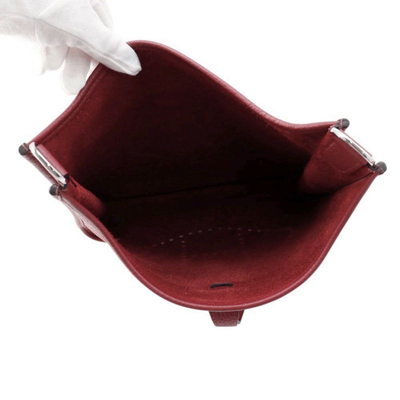 エルメス ショルダーバッグ エブリン3 PM ルージュアッシュ/シルバー金具 トリヨンクレマンス X刻印