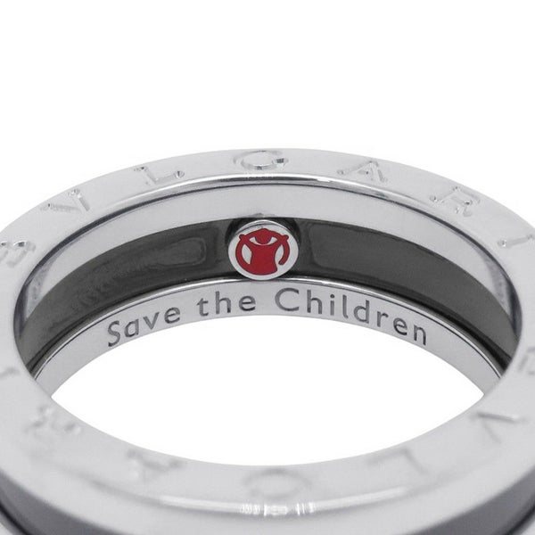 ブルガリ リング セーブ・ザ・チルドレン ビーゼロワン B-zero1 1バンド SV925/ブラックセラミック サイズ54 346099