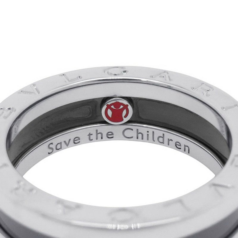ブルガリ リング セーブ・ザ・チルドレン ビーゼロワン B-zero1 1バンド SV925/ブラックセラミック サイズ54 346099