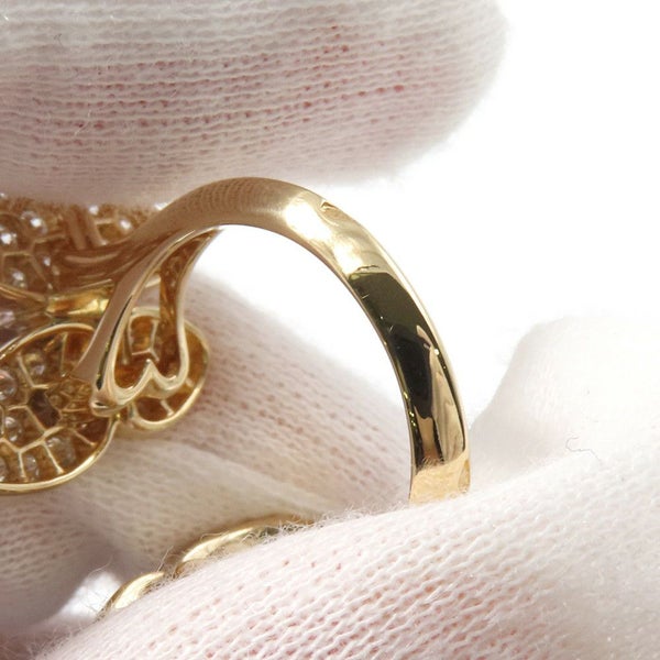 ヴァンクリ リング ドゥ パピヨン アントレ レ ドア リング ターコイズ/ダイヤモンド 36P 計0.99ct K18YG サイズ50 VCARP7UZ00 指輪