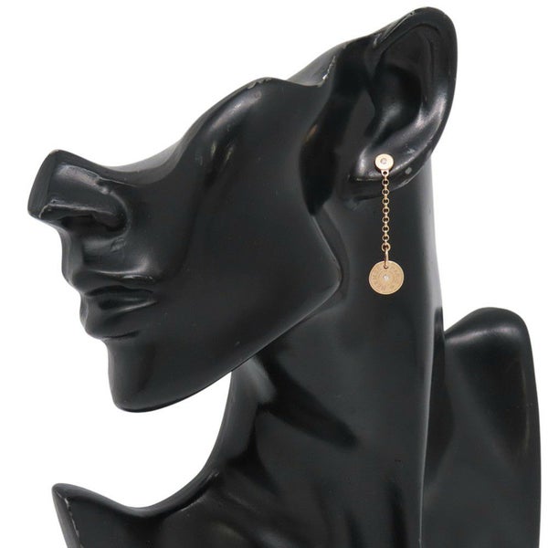 エルメス ピアス ガンバード クルー・ド・セル ピアス ダイヤモンド 計0.04ct K18PGピンクゴールド HERMES Ex-Libris Clou de Selle