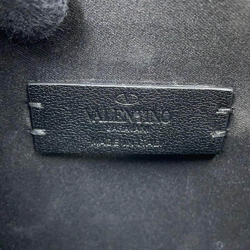 ヴァレンティノ・ガラヴァーニ クラッチバッグ Vスリング VALENTINO 黒