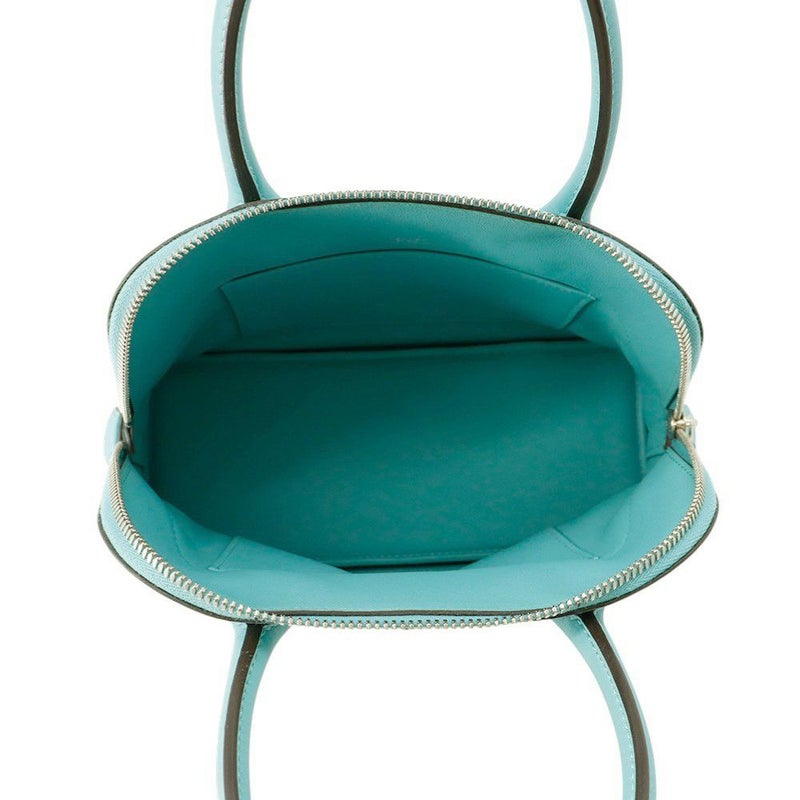 エルメス ハンドバッグ ボリード スクレ ブルーアトール/シルバー金具 スイフト X刻印