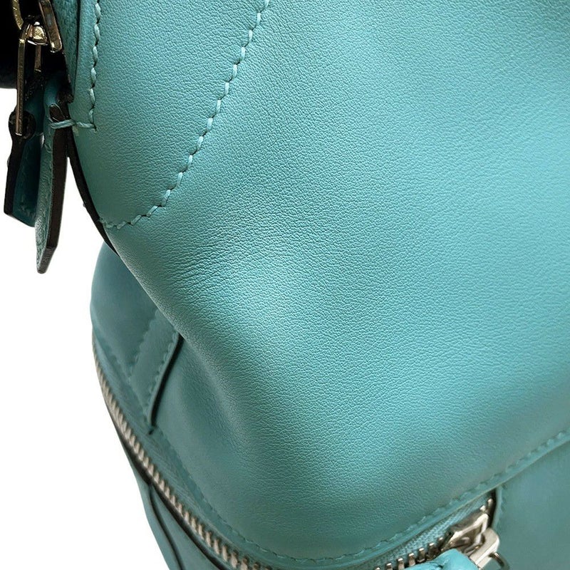 エルメス ハンドバッグ ボリード スクレ ブルーアトール/シルバー金具 スイフト X刻印