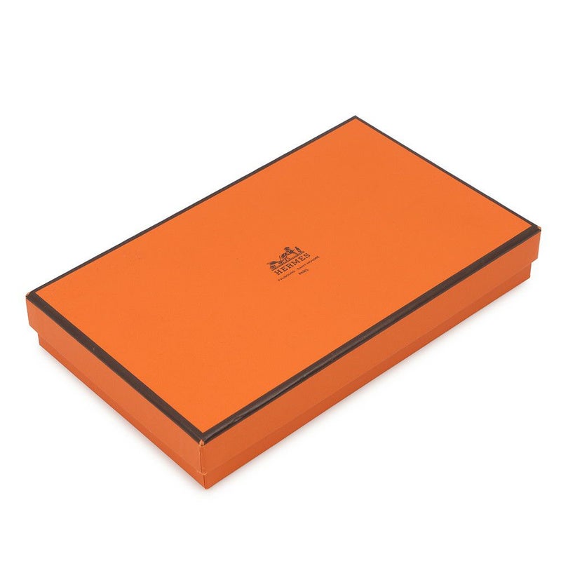 エルメス 長財布 ベアンクラシック ブラック/ゴールド金具 リザード □E刻印 HERMES 財布 黒