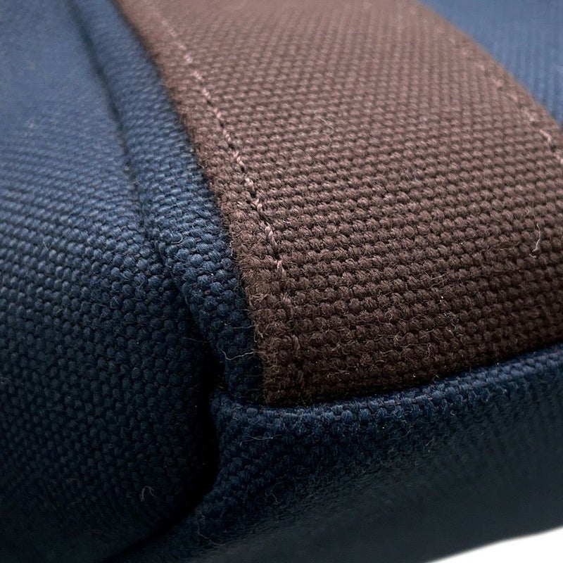 エルメス リュック サックドパンサージュ グルーム  ネイビー/フー/シルバー金具 トワルシェブロン/キャンバス バックパック