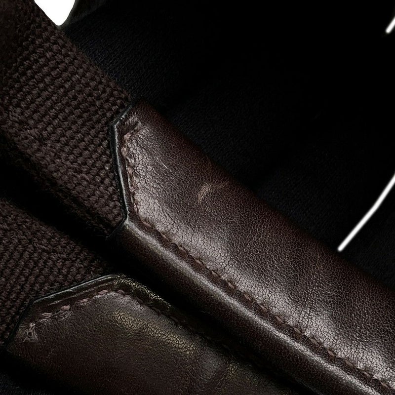 エルメス リュック サックドパンサージュ グルーム  ネイビー/フー/シルバー金具 トワルシェブロン/キャンバス バックパック