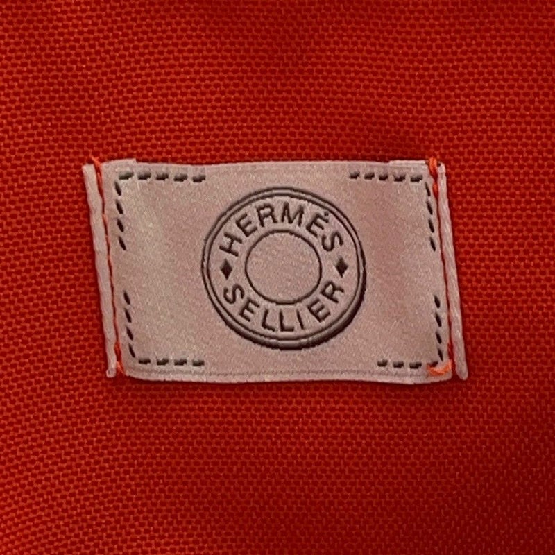 エルメス リュック サックドパンサージュ グルーム  ネイビー/フー/シルバー金具 トワルシェブロン/キャンバス バックパック