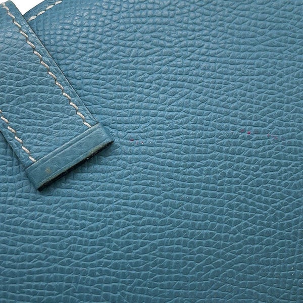 エルメス 長財布 ベアンスフレ ブルージーン/シルバー金具 エプソン □N刻印 HERMES 財布