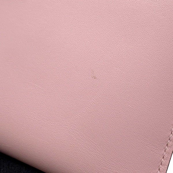 エルメス 長財布 ベアンスフレ ローズサクラ/ブーゲンビリア/シルバー金具 タデラクト/リザード X刻印