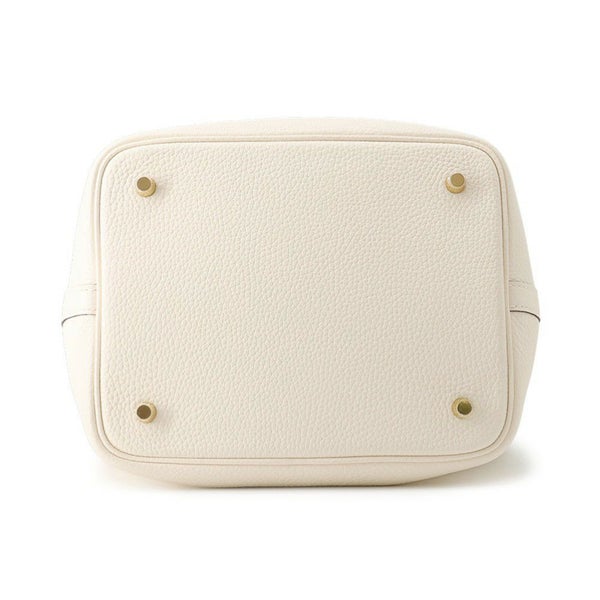 エルメス ハンドバッグ ピコタンロックMM ナタ/ゴールド金具 トリヨンクレマンス B刻印
