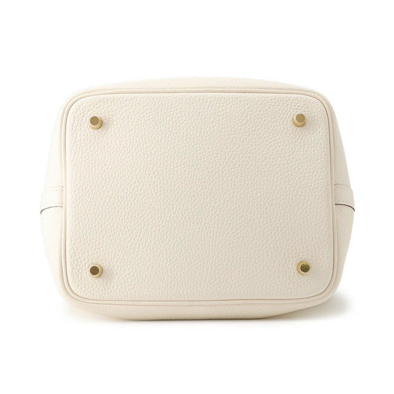 エルメス ハンドバッグ ピコタンロックMM ナタ/ゴールド金具 トリヨンクレマンス B刻印