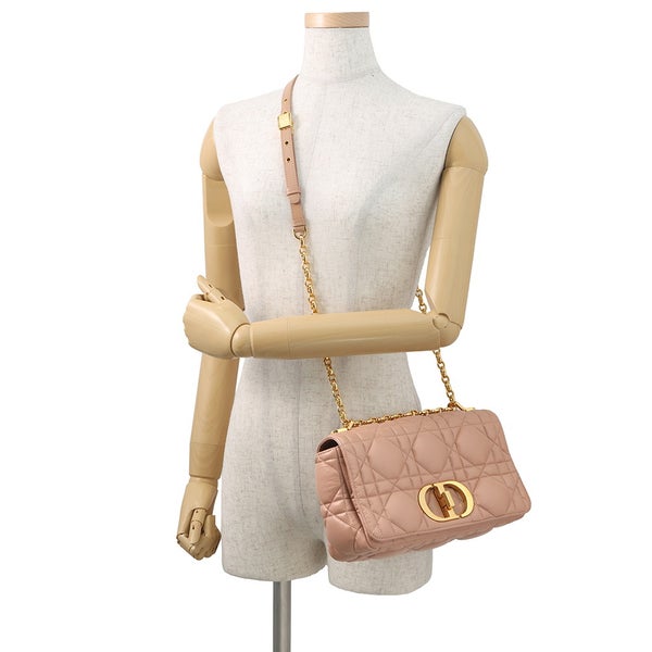 クリスチャン・ディオール チェーンショルダーバッグ カナージュ Caro カロ カーフレザー M9242UNGK Christian Dior