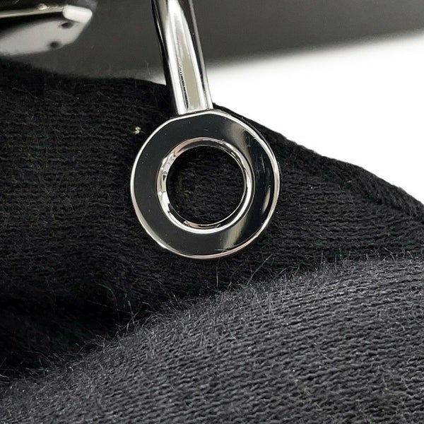 エルメス ハンドバッグ ケリー25 外縫い ブラック/シルバー金具 エプソン W刻印 ２wayショルダー 黒