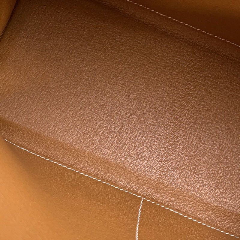 エルメス ハンドバッグ ケリー28 内縫い ゴールド/シルバー金具 トゴ Z刻印 ２wayショルダー