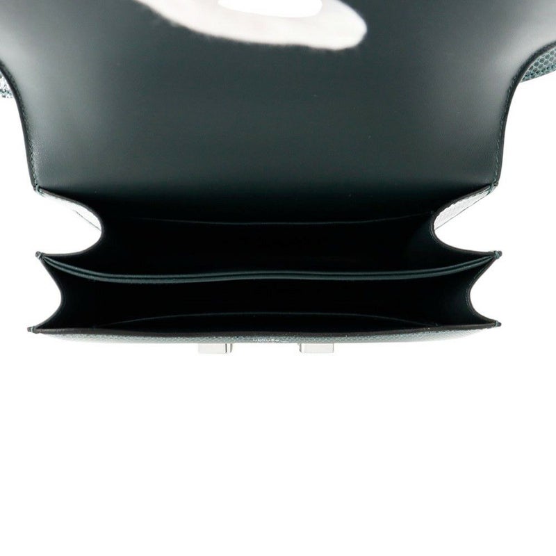 エルメス ミニ コンスタンス3 ヴェールシプレ/シルバー金具 リザードシャイン U刻印