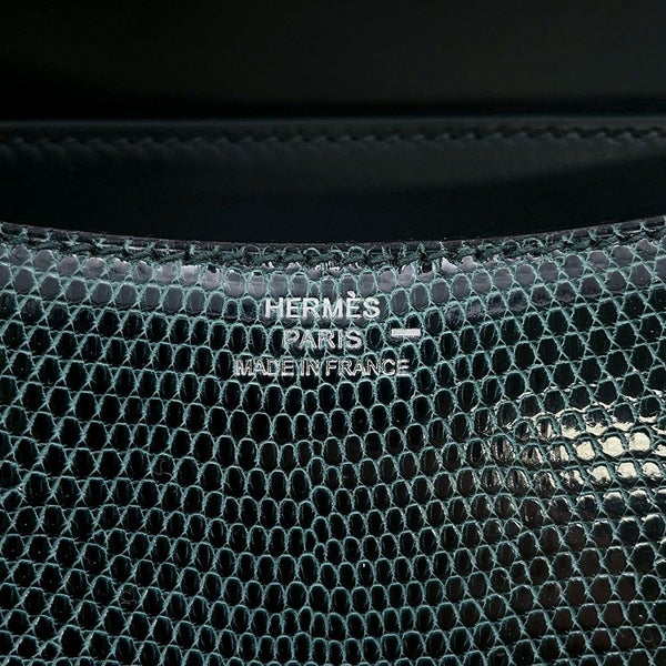 エルメス ミニ コンスタンス3 ヴェールシプレ/シルバー金具 リザードシャイン U刻印