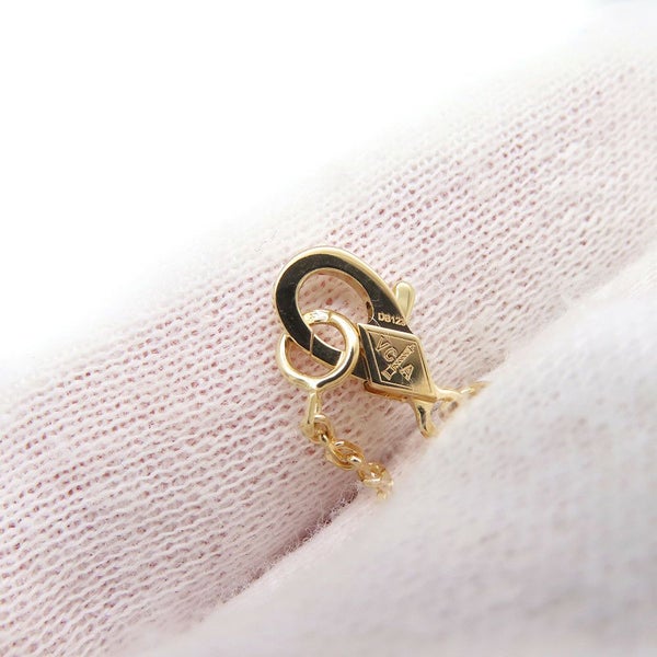 ヴァンクリーフ&アーペル ネックレス ヴィンテージ アルハンブラ ペンダント ブルーアゲート K18YGイエローゴールド VCARP9SY00