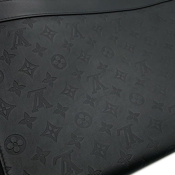 ルイヴィトン クラッチバッグモノグラム・シャドウ ポシェット・ジュール M82080 LOUIS VUITTON ブラック 黒