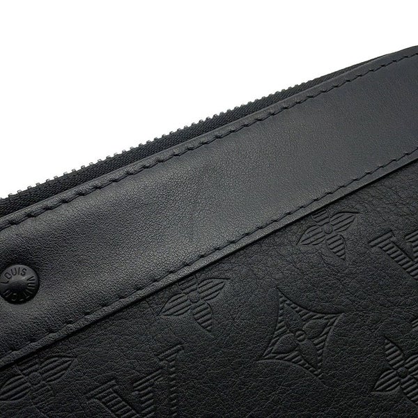ルイヴィトン クラッチバッグモノグラム・シャドウ ポシェット・ジュール M82080 LOUIS VUITTON ブラック 黒