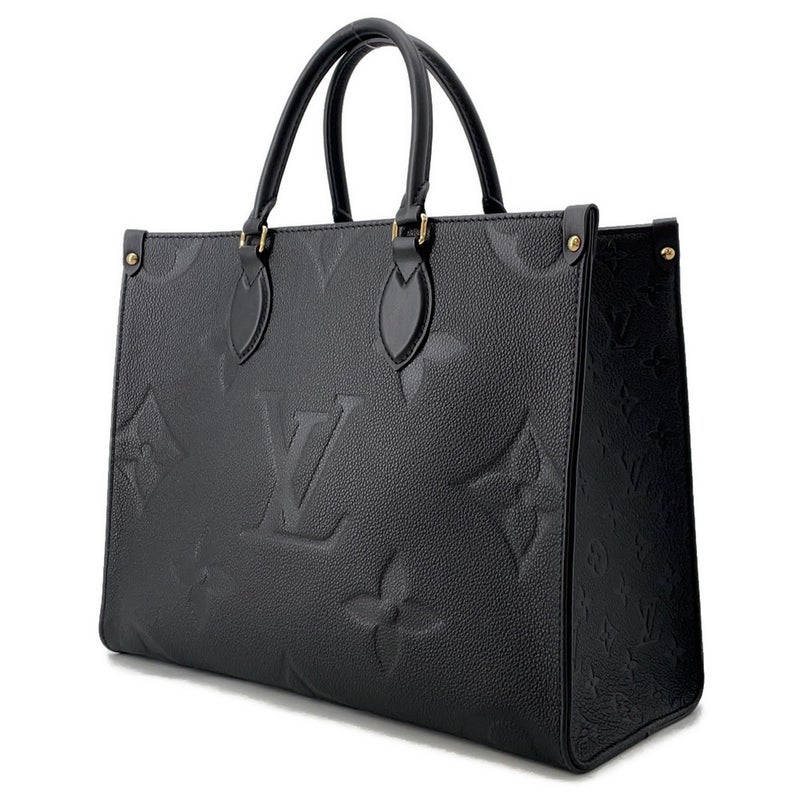 ルイヴィトン トートバッグ モノグラム・アンプラント オンザゴー MM M45595 2way ショルダーバッグ ブラック 黒