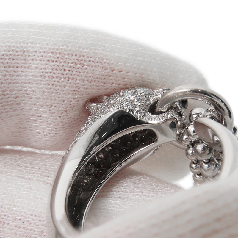 カルティエ リング パンテール ドゥ カルティエ リング ダイヤ 171P 計0.89ct オニキス エメラルド K18WG サイズ53 N4744100 指輪