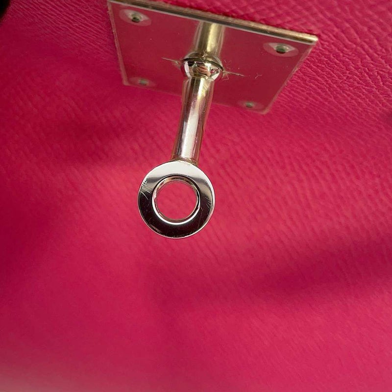 エルメス バーキン30 ローズティリアン/シルバー金具 エプソン □Q刻印 HERMES Birkin ハンドバッグ