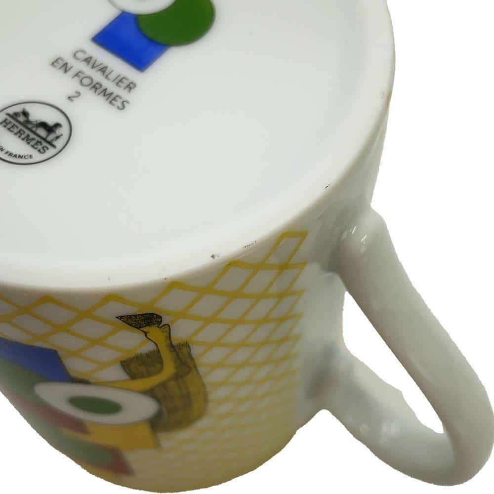 エルメス マグカップ カヴァリエ・アン・フォルム 300ml HERMES 陶器