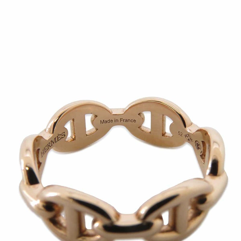 エルメス リング シェーヌダンクル アンシェネPM K18PGピンクゴールド リングサイズ52 指輪