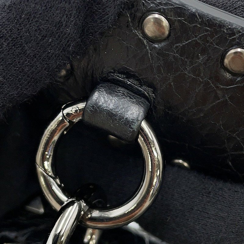 ヴァレンティノ・ガラヴァーニ ハンドバッグ ロックスタッズ スパイク VALENTINO 2wayチェーンショルダーバッグ 黒