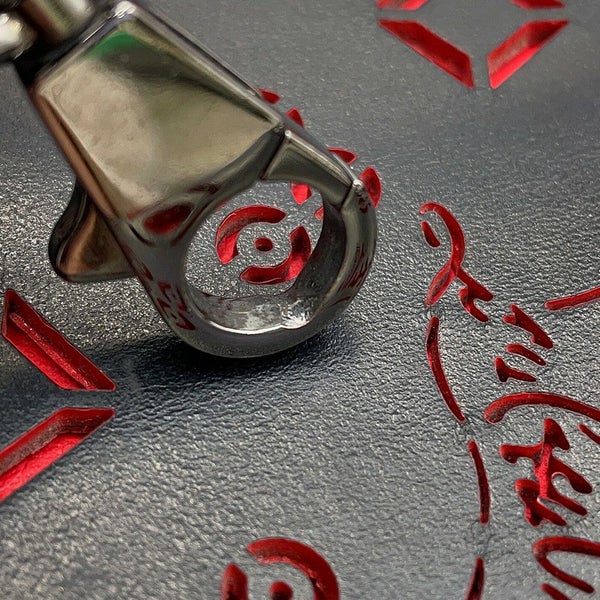 クリスチャン・ルブタン ハンドバッグ パンチングロゴ スタッズ Christian Louboutin 2way 黒