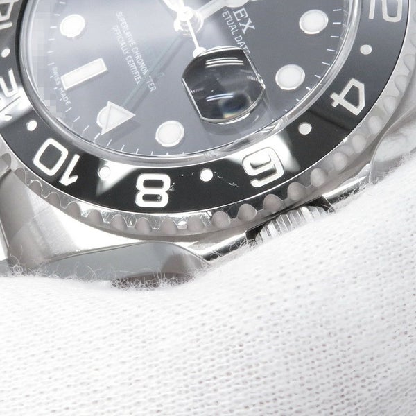 ロレックス GMTマスター2 デイト ランダムシリアル ルーレット 116710LN ROLEX 腕時計 黒文字盤