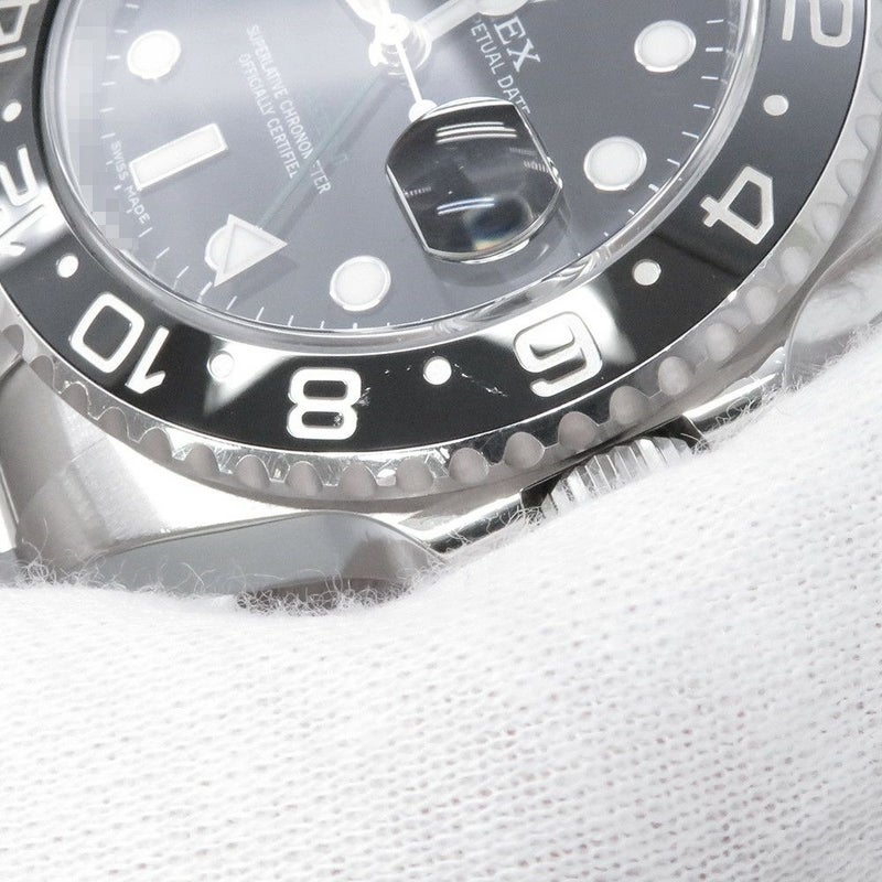 ロレックス GMTマスター2 デイト ランダムシリアル ルーレット 116710LN ROLEX 腕時計 黒文字盤