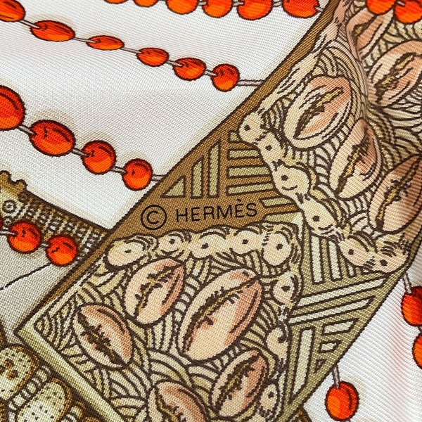 エルメス スカーフ カレ90 珊瑚の小道 Chemins de Corail HERMES シルク 2016年秋冬