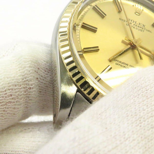 ロレックス デイトジャスト 36番 1601 ROLEX 腕時計 シャンパン文字盤