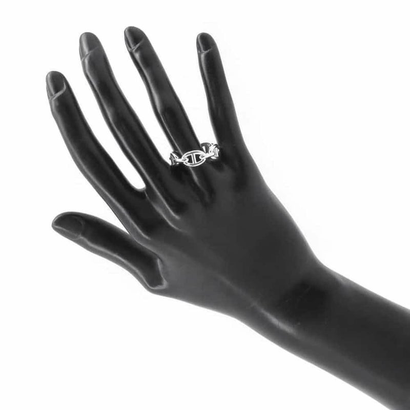 エルメス リング シェーヌダンクル アンシェネPM SV925シルバー リングサイズ58 HERMES ジュエリー