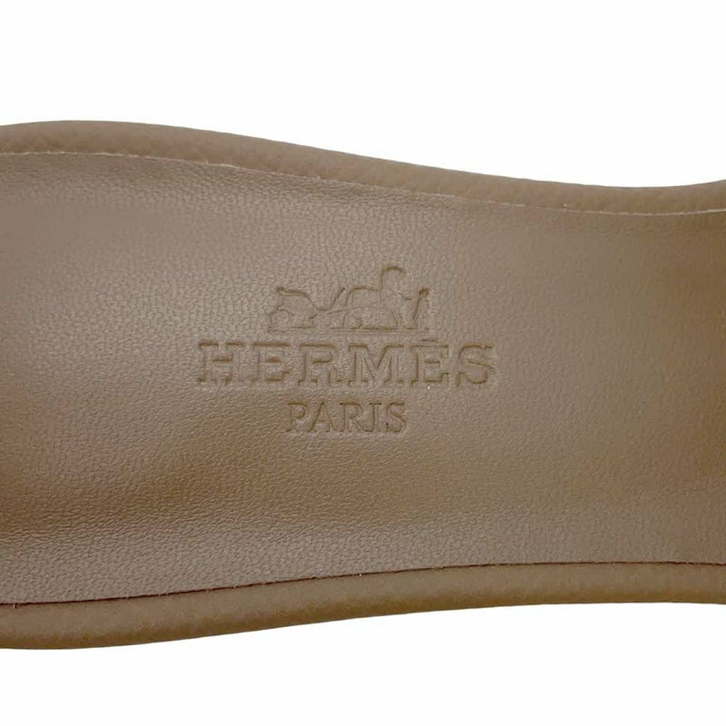エルメス サンダル オアジス Oasis レザー レディースサイズ37 HERMES 靴