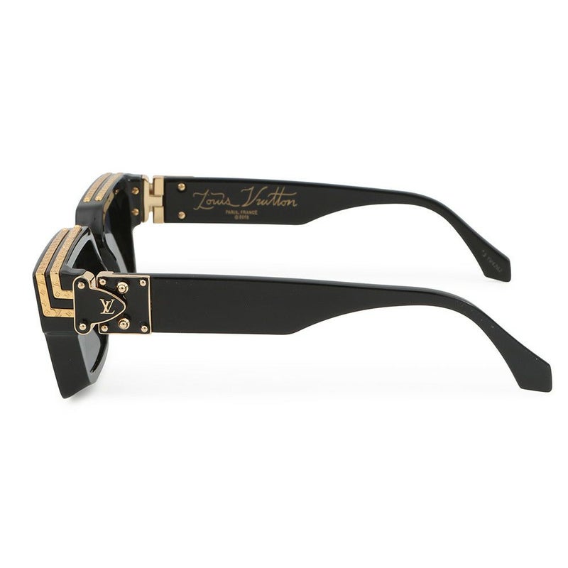 ルイヴィトン サングラス 1.1 ミリオネア アセテート 58□17 145 Z1165E LOUIS VUITTON アイウェア 黒 ブラック