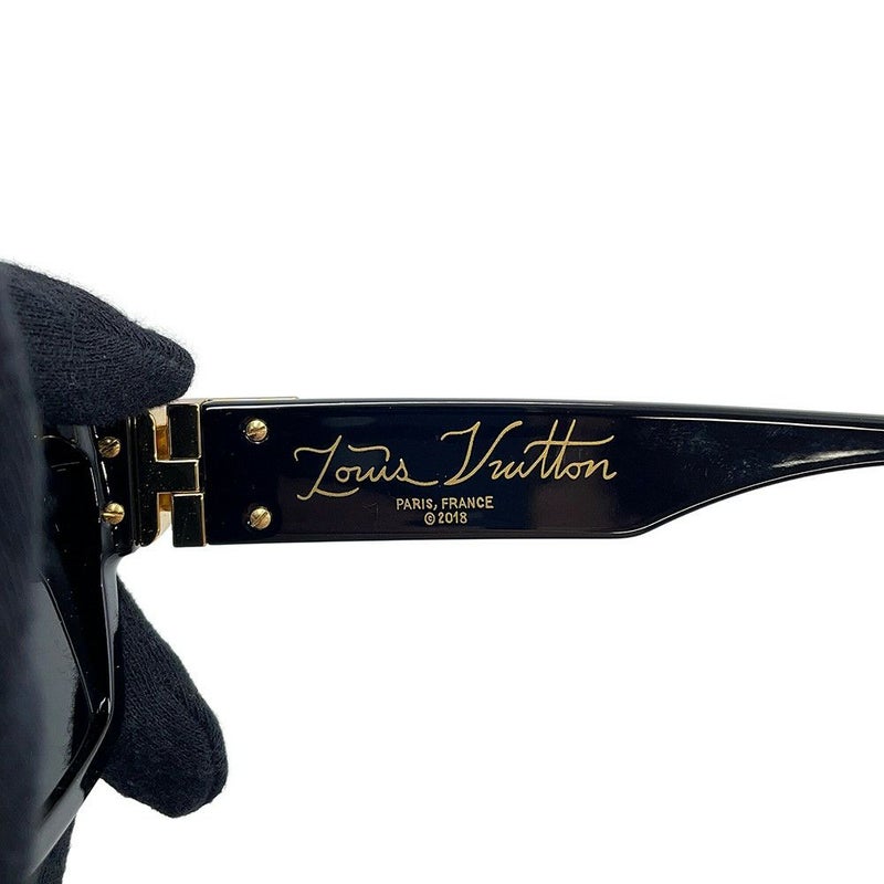ルイヴィトン サングラス 1.1 ミリオネア アセテート 58□17 145 Z1165E LOUIS VUITTON アイウェア 黒 ブラック