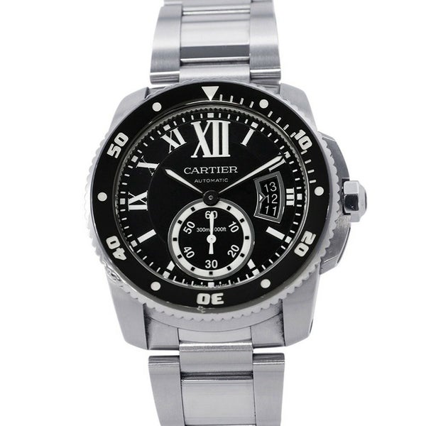 カルティエ カリブル ドゥ カルティエ ダイバー W7100056 Cartier 腕時計 ウォッチ 黒文字盤