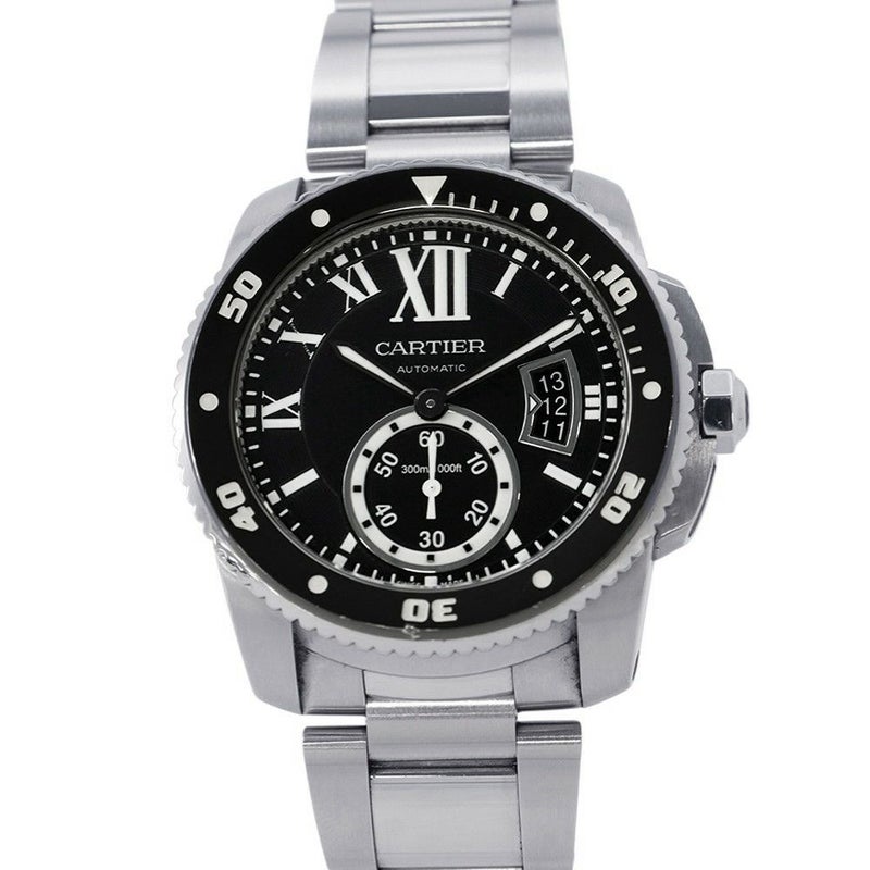 カルティエ カリブル ドゥ カルティエ ダイバー W7100056 Cartier 腕時計 ウォッチ 黒文字盤