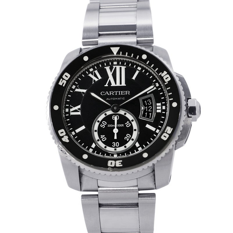 カルティエ カリブル ドゥ カルティエ ダイバー W7100056 Cartier 腕時計 ウォッチ 黒文字盤