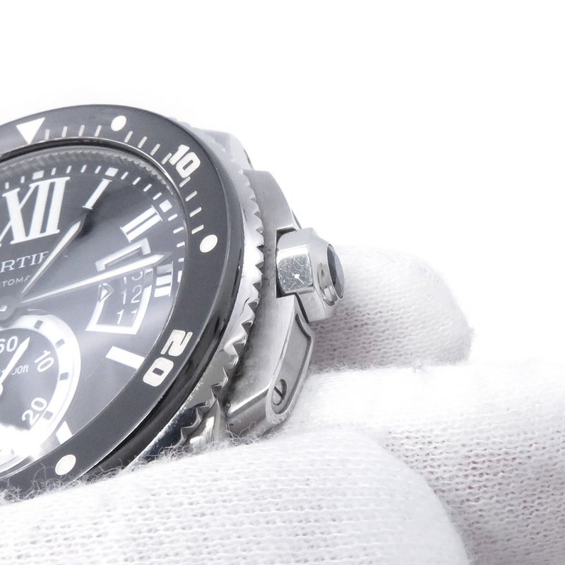 カルティエ カリブル ドゥ カルティエ ダイバー W7100056 Cartier 腕時計 ウォッチ 黒文字盤