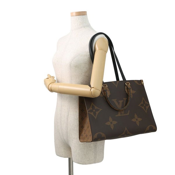 ルイヴィトン トートバッグ モノグラム・リバース ジャイアント オンザゴー MM M45321 2way ショルダーバッグ