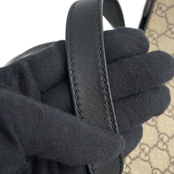 グッチ トートバッグ タイガープリント GGスプリーム 450950 GUCCI メンズ 2wayショルダー トラ 虎 黒