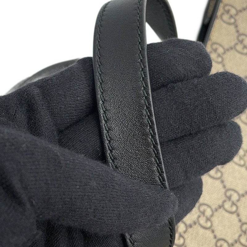 グッチ トートバッグ タイガープリント GGスプリーム 450950 GUCCI メンズ 2wayショルダー トラ 虎 黒