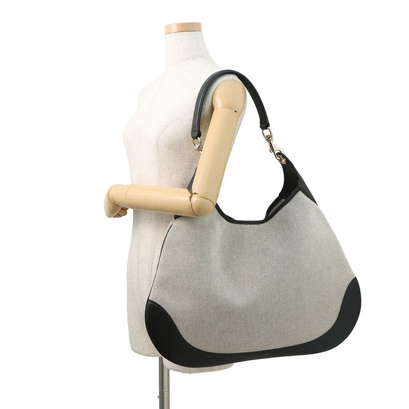 グッチ ショルダーバッグ ワンショルダーバッグ ミディアム キャンバス/レザー 815924 GUCCI トートバッグ 黒