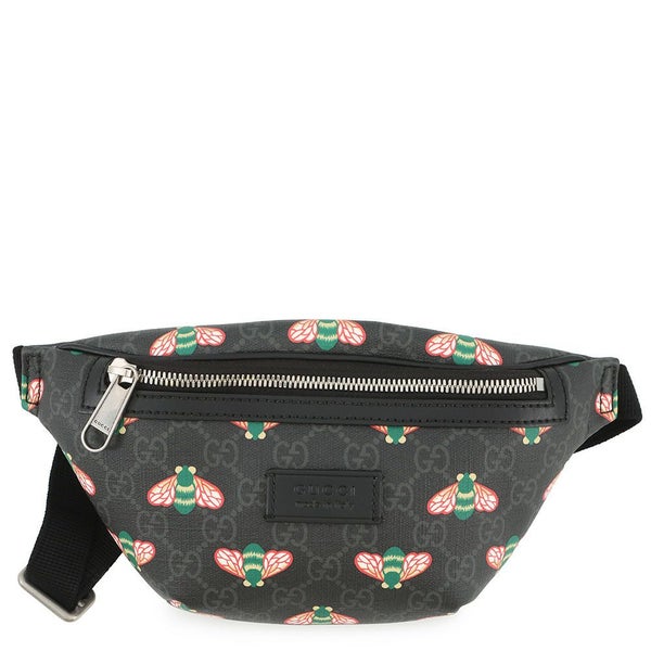 グッチ ボディバッグ ビー GGスプリーム 675181 GUCCI ウエストバッグ 黒