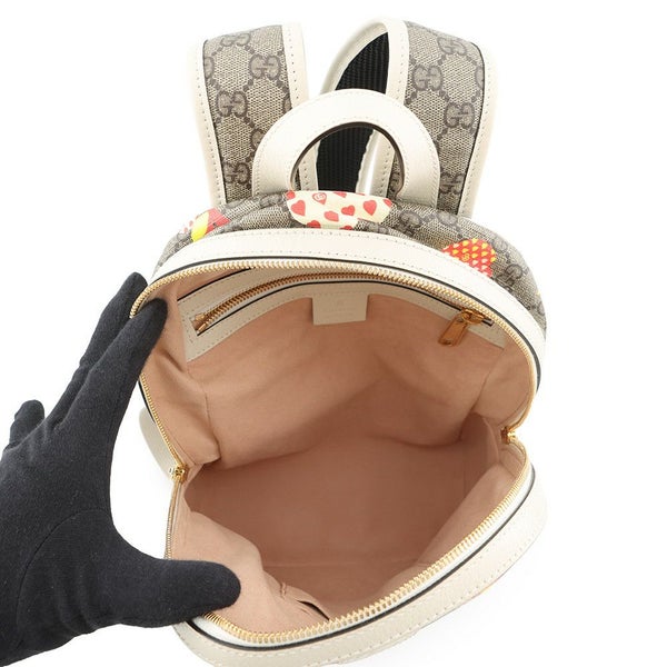 グッチ バックパック アップル ハート GGスプリーム/レザー 552884 GUCCI リュック