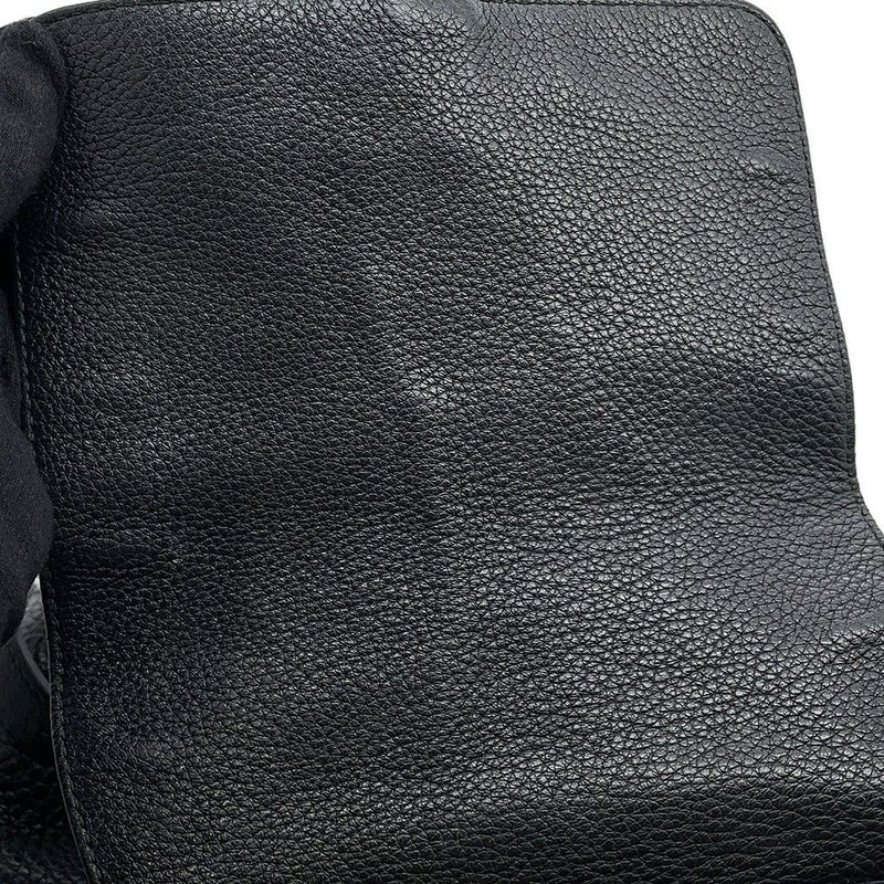 グッチ バックパック バンブー フリンジ レザー 370833 GUCCI リュックサック 黒